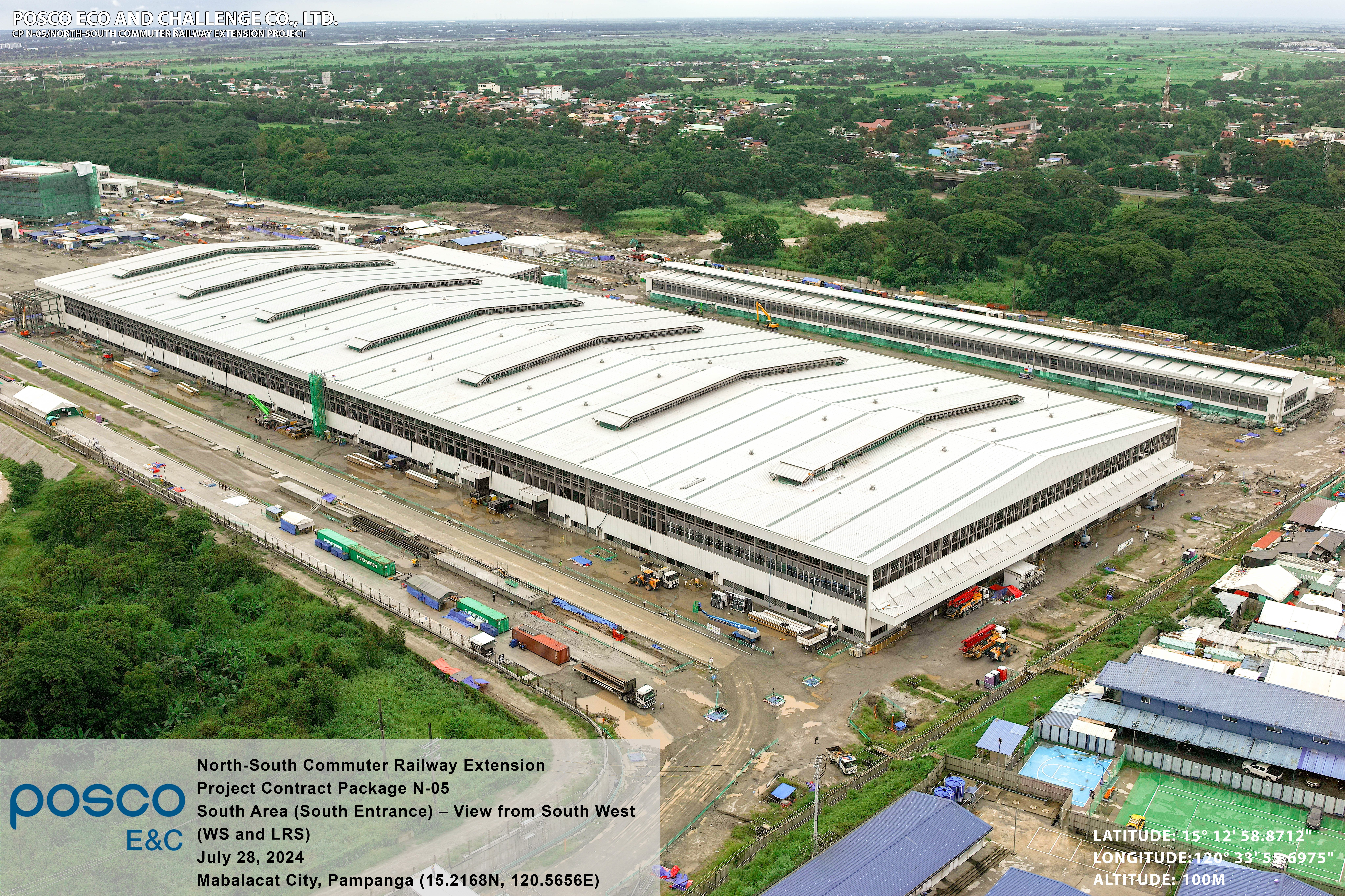 NSCR’s main depot nears completion